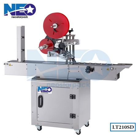 Automatic Top Labeler for Sd Cards - SD cards Automatic Flat Labeling Machine